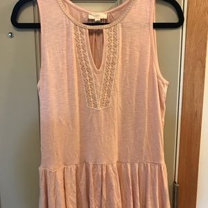 Cupio dollbaby top, light pink, size m